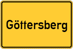 Place name sign Göttersberg