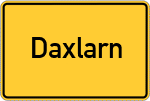 Place name sign Daxlarn
