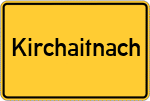 Place name sign Kirchaitnach