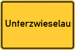 Place name sign Unterzwieselau