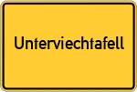 Place name sign Unterviechtafell