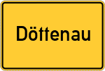 Place name sign Döttenau