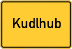 Place name sign Kudlhub