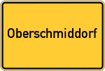 Place name sign Oberschmiddorf