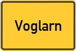 Place name sign Voglarn