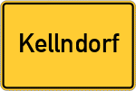 Place name sign Kellndorf