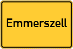 Place name sign Emmerszell