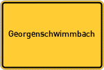 Place name sign Georgenschwimmbach