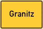 Place name sign Granitz