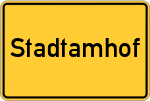 Place name sign Stadtamhof