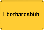Place name sign Eberhardsbühl