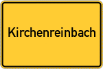 Place name sign Kirchenreinbach