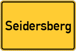Place name sign Seidersberg
