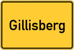 Place name sign Gillisberg
