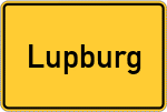 Place name sign Lupburg