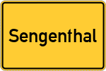 Place name sign Sengenthal