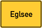 Place name sign Eglsee