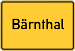 Place name sign Bärnthal