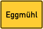 Place name sign Eggmühl