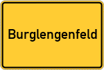 Place name sign Burglengenfeld
