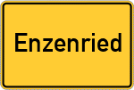 Place name sign Enzenried