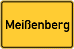 Place name sign Meißenberg