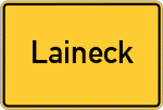 Place name sign Laineck