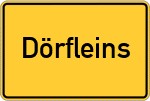 Place name sign Dörfleins