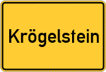 Place name sign Krögelstein