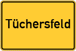 Place name sign Tüchersfeld