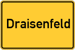 Place name sign Draisenfeld