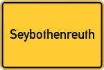Place name sign Seybothenreuth