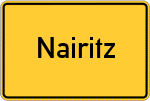 Place name sign Nairitz