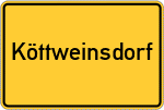 Place name sign Köttweinsdorf