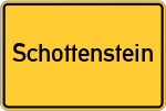 Place name sign Schottenstein