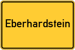 Place name sign Eberhardstein