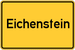 Place name sign Eichenstein