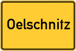 Place name sign Oelschnitz, Oberfranken