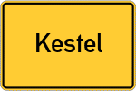 Place name sign Kestel