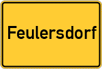 Place name sign Feulersdorf