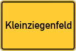 Place name sign Kleinziegenfeld