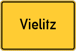 Place name sign Vielitz