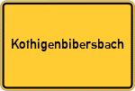 Place name sign Kothigenbibersbach