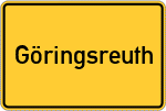Place name sign Göringsreuth