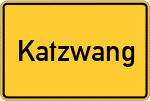 Place name sign Katzwang, Reichelsdorf Ost, Reichelsdorfer Keller