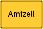 Place name sign Amtzell