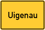 Place name sign Uigenau