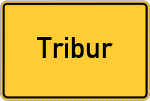 Place name sign Tribur