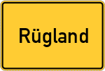 Place name sign Rügland
