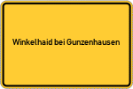 Place name sign Winkelhaid bei Gunzenhausen, Mittelfranken